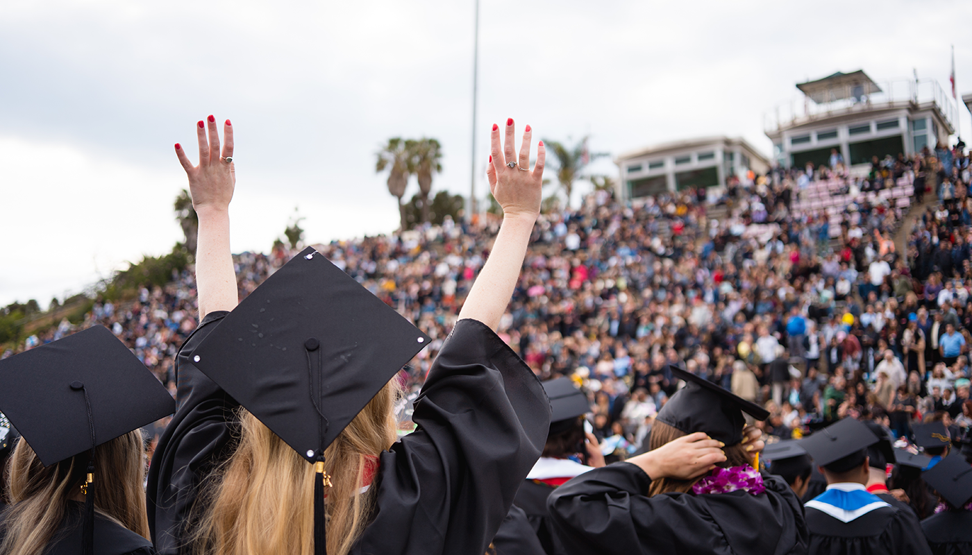 Santa Barbara City College's commencement ceremony.