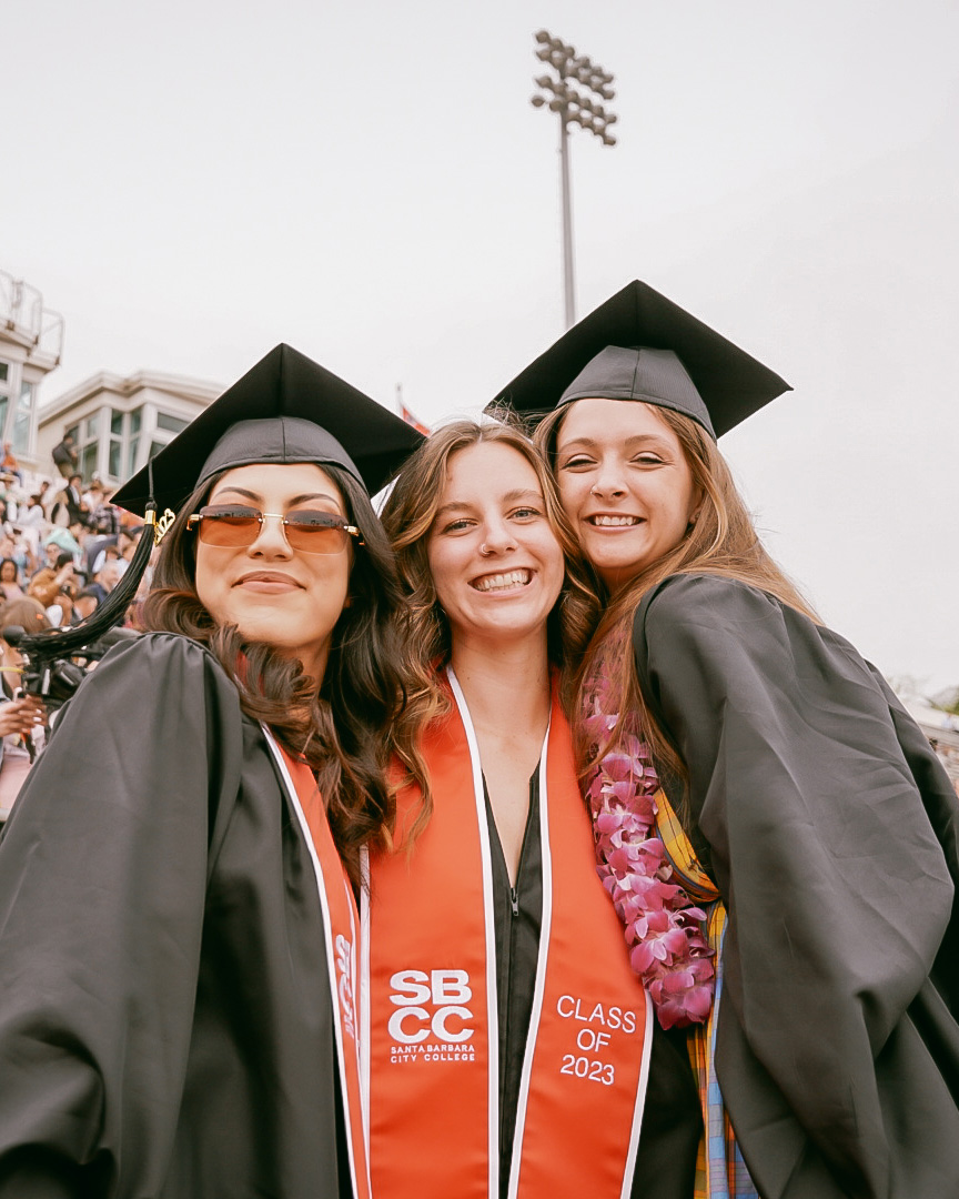 Students at Commencement